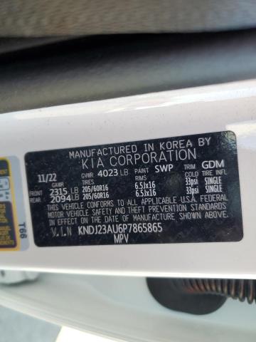 Photo 11 VIN: KNDJ23AU6P7865865 - KIA SOUL LX 