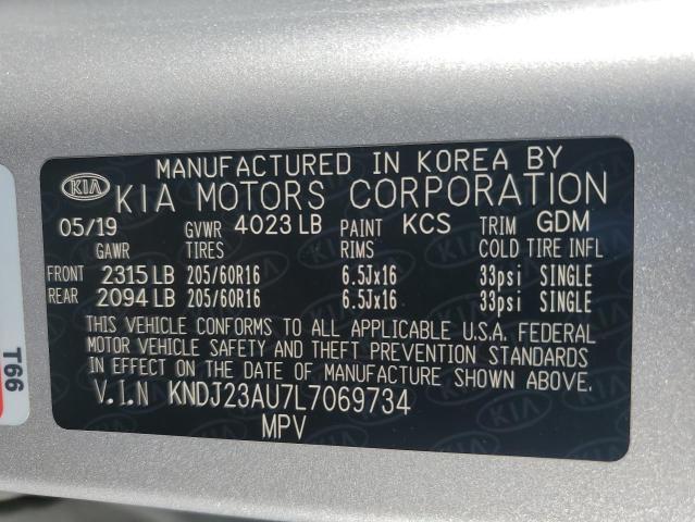 Photo 13 VIN: KNDJ23AU7L7069734 - KIA SOUL LX 