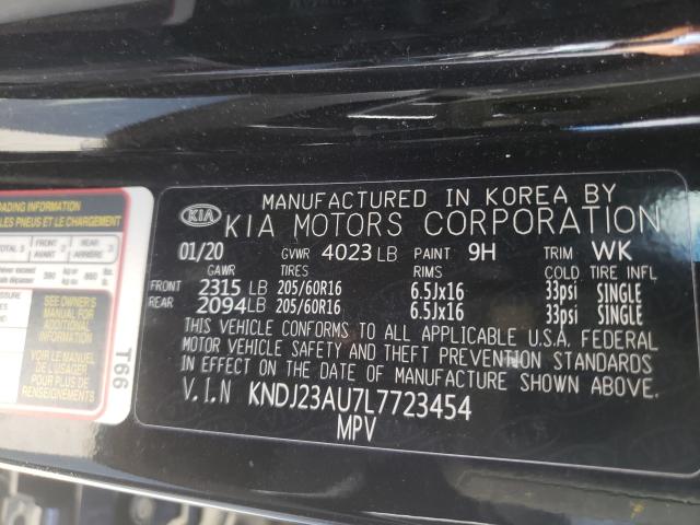 Photo 9 VIN: KNDJ23AU7L7723454 - KIA SOUL LX 