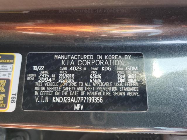 Photo 12 VIN: KNDJ23AU7P7199356 - KIA SOUL 