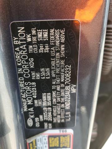 Photo 11 VIN: KNDJ23AU8L7008232 - KIA SOUL LX 