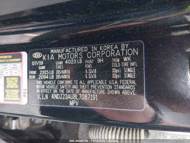 Photo 8 VIN: KNDJ23AU8L7087191 - KIA SOUL 