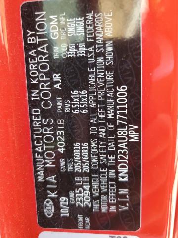 Photo 12 VIN: KNDJ23AU8L7711006 - KIA SOUL LX 