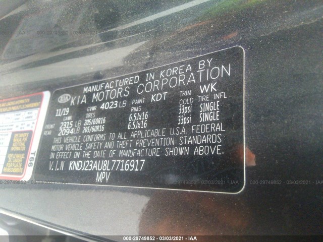 Photo 8 VIN: KNDJ23AU8L7716917 - KIA SOUL 