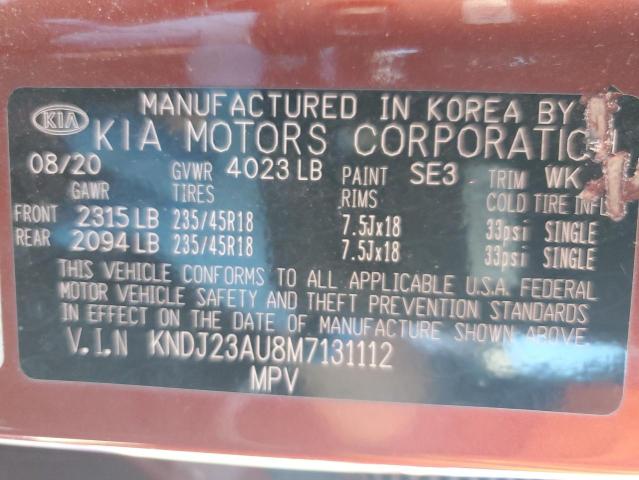 Photo 11 VIN: KNDJ23AU8M7131112 - KIA SOUL LX 