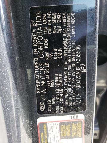 Photo 9 VIN: KNDJ23AU9L7035536 - KIA SOUL LX 