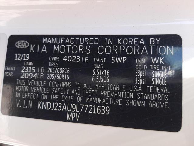 Photo 12 VIN: KNDJ23AU9L7721639 - KIA SOUL 