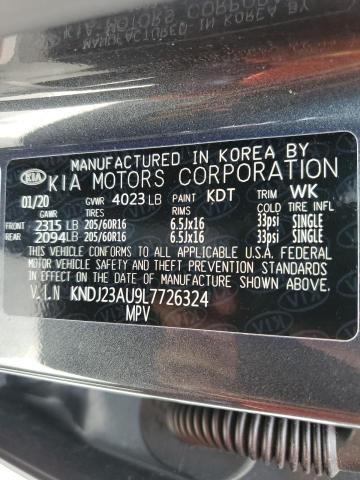 Photo 12 VIN: KNDJ23AU9L7726324 - KIA SOUL LX 