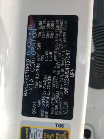 Photo 9 VIN: KNDJ23AU9N7157087 - KIA SOUL LX 