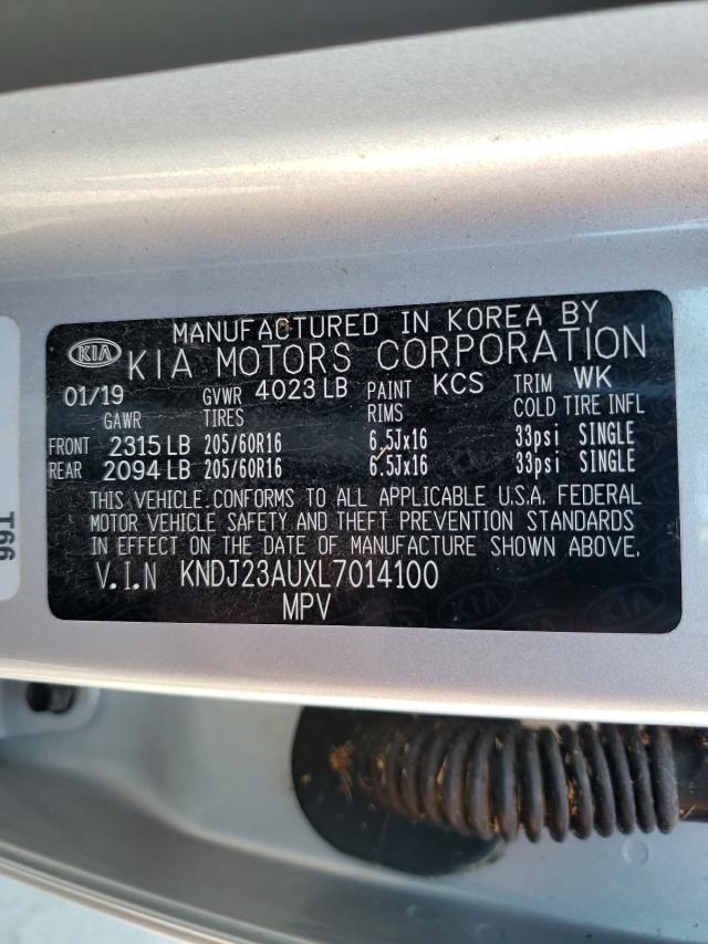 Photo 9 VIN: KNDJ23AUXL7014100 - KIA SOUL LX 