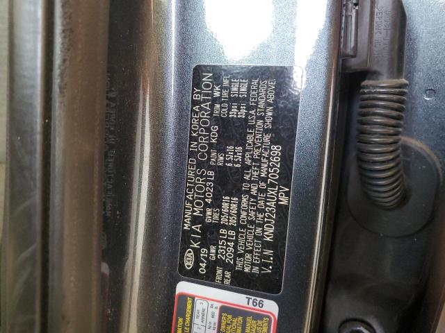 Photo 11 VIN: KNDJ23AUXL7052698 - KIA SOUL 