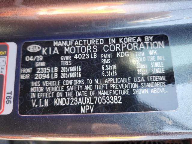 Photo 11 VIN: KNDJ23AUXL7053382 - KIA SOUL LX 