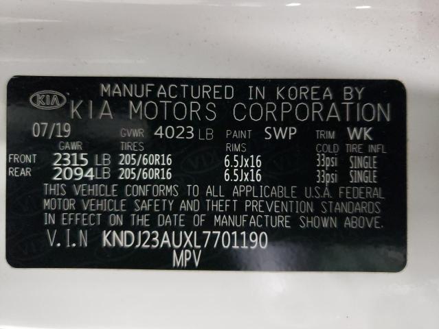 Photo 12 VIN: KNDJ23AUXL7701190 - KIA SOUL 