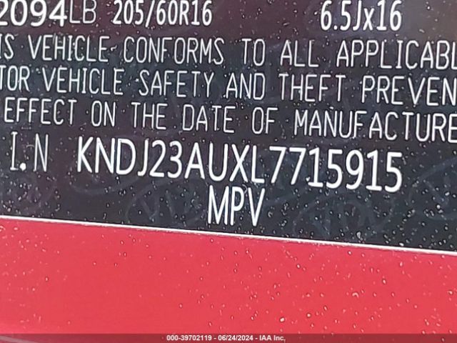 Photo 8 VIN: KNDJ23AUXL7715915 - KIA SOUL 