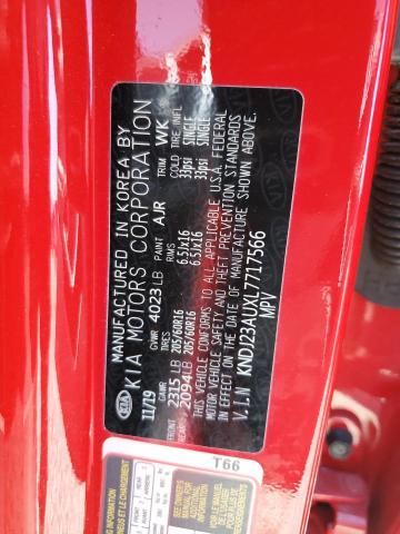 Photo 12 VIN: KNDJ23AUXL7717566 - KIA SOUL 