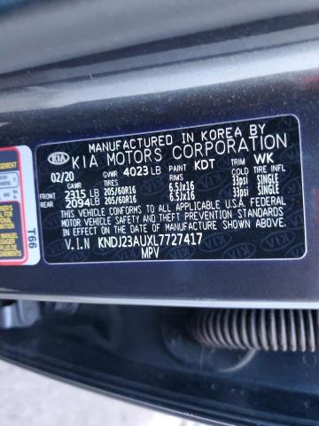 Photo 12 VIN: KNDJ23AUXL7727417 - KIA SOUL LX 