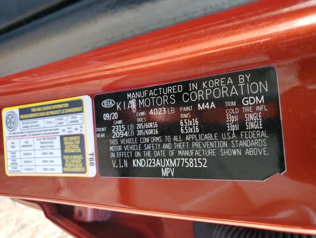 Photo 11 VIN: KNDJ23AUXM7758152 - KIA SOUL 