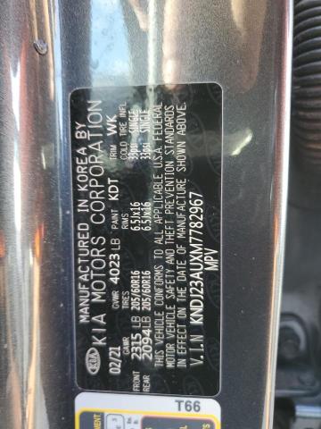 Photo 12 VIN: KNDJ23AUXM7782967 - KIA SOUL LX 