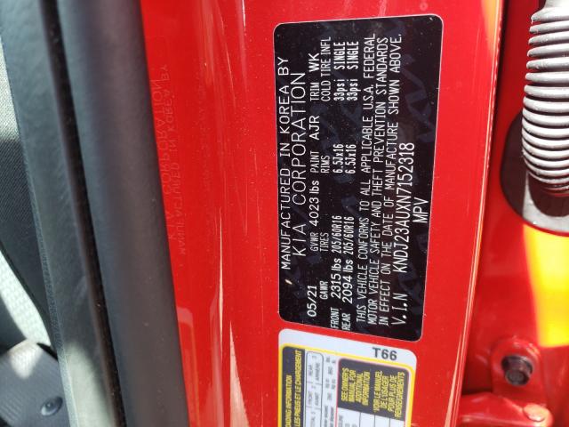 Photo 9 VIN: KNDJ23AUXN7152318 - KIA SOUL LX 