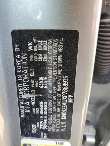 Photo 11 VIN: KNDJ23AUXP7868915 - KIA SOUL LX 