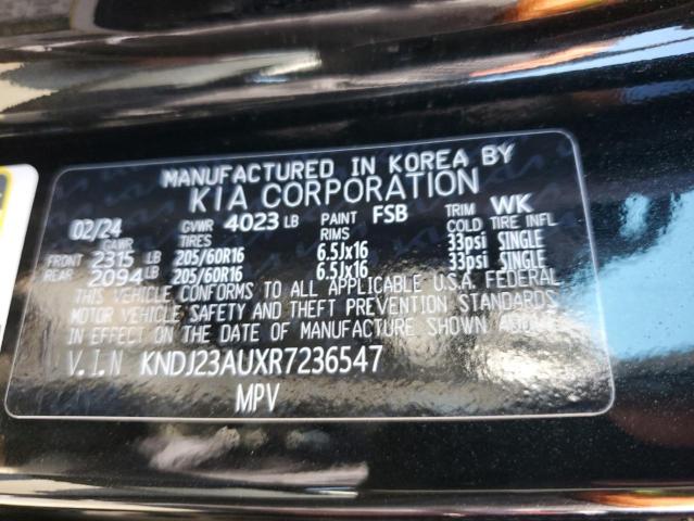 Photo 12 VIN: KNDJ23AUXR7236547 - KIA SOUL LX 