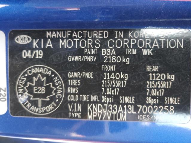 Photo 13 VIN: KNDJ33A13L7002258 - KIA SOUL 