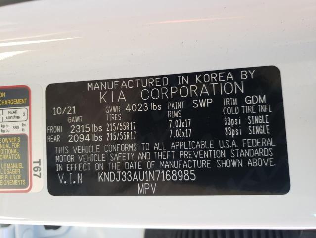 Photo 9 VIN: KNDJ33AU1N7168985 - KIA SOUL EX 