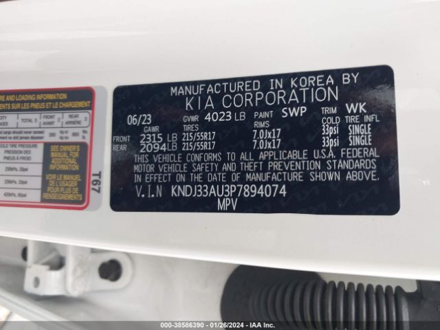 Photo 8 VIN: KNDJ33AU3P7894074 - KIA SOUL 