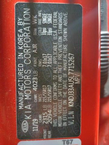 Photo 9 VIN: KNDJ33AU5L7715267 - KIA SOUL EX 