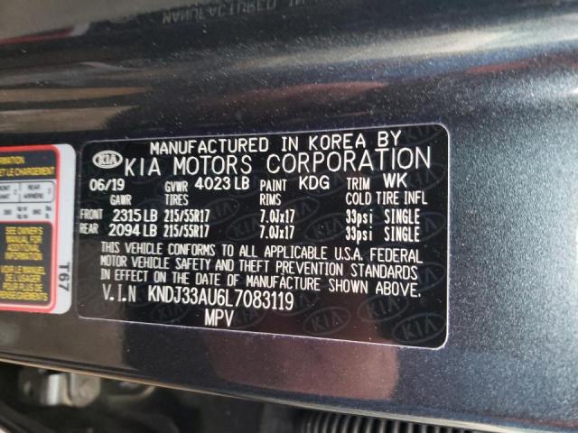 Photo 9 VIN: KNDJ33AU6L7083119 - KIA SOUL EX 