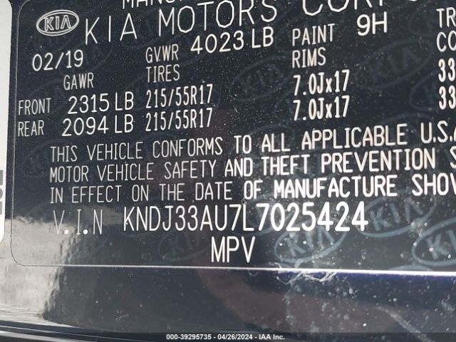 Photo 8 VIN: KNDJ33AU7L7025424 - KIA SOUL 