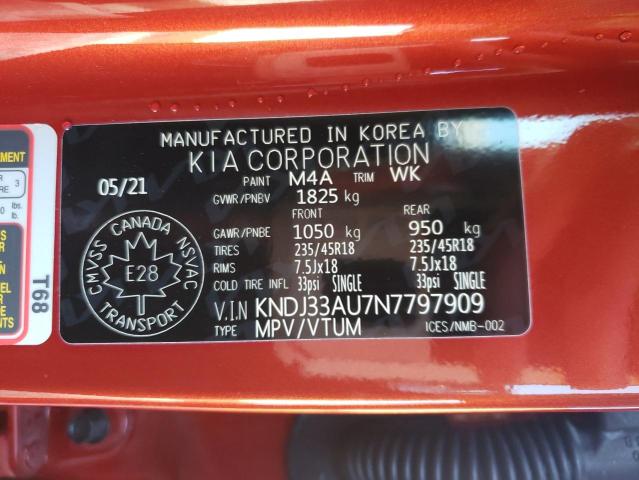 Photo 9 VIN: KNDJ33AU7N7797909 - KIA SOUL EX 