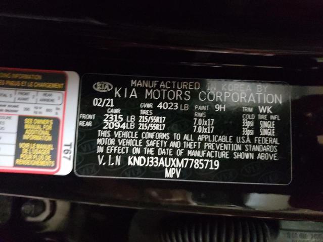 Photo 9 VIN: KNDJ33AUXM7785719 - KIA SOUL EX 