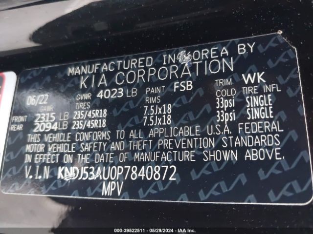 Photo 8 VIN: KNDJ53AU0P7840872 - KIA SOUL 