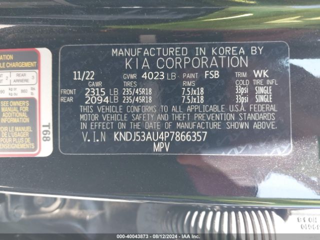 Photo 8 VIN: KNDJ53AU4P7866357 - KIA SOUL 