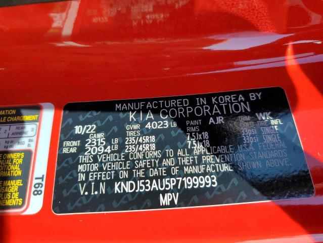 Photo 12 VIN: KNDJ53AU5P7199993 - KIA SOUL 