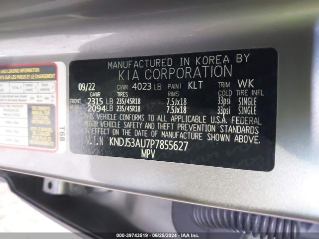 Photo 8 VIN: KNDJ53AU7P7855627 - KIA SOUL 