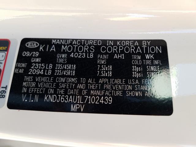 Photo 9 VIN: KNDJ63AU1L7102439 - KIA SOUL GT LI 