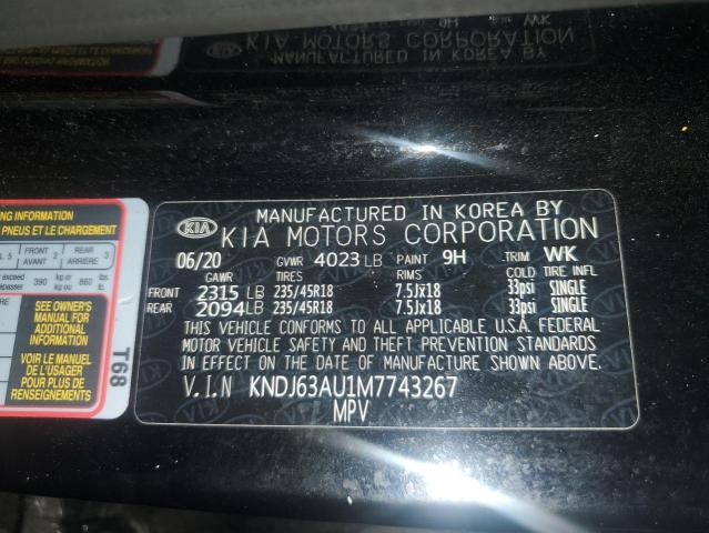 Photo 11 VIN: KNDJ63AU1M7743267 - KIA SOUL GT LI 