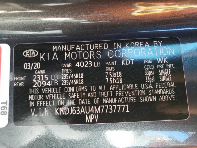 Photo 12 VIN: KNDJ63AU4M7737771 - KIA SOUL GT LI 