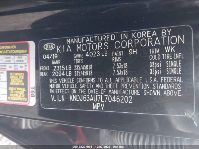 Photo 8 VIN: KNDJ63AU7L7046202 - KIA SOUL 