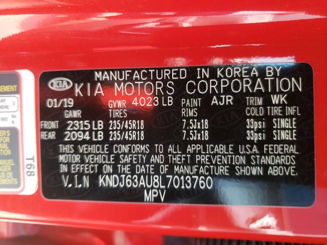 Photo 9 VIN: KNDJ63AU8L7013760 - KIA SOUL GT LI 