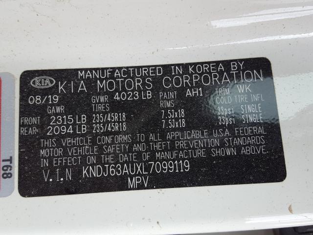 Photo 9 VIN: KNDJ63AUXL7099119 - KIA SOUL GT LI 