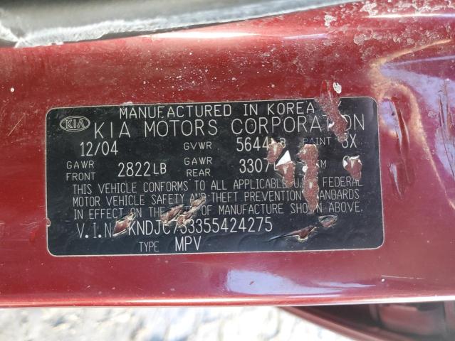 Photo 11 VIN: KNDJC733355424275 - KIA SORENTO 