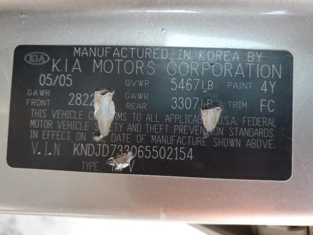 Photo 12 VIN: KNDJD733065502154 - KIA SORENTO EX 