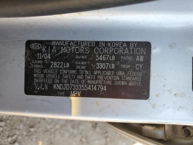 Photo 12 VIN: KNDJD733355414794 - KIA SORENTO EX 