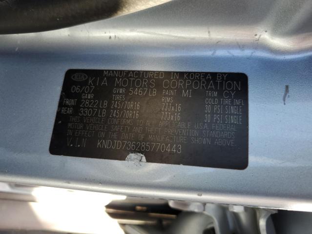 Photo 12 VIN: KNDJD736285770443 - KIA SORENTO 