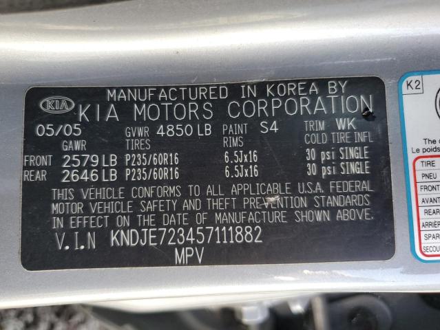 Photo 13 VIN: KNDJE723457111882 - KIA NEW SPORTA 