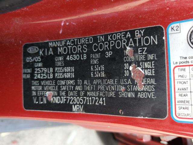 Photo 12 VIN: KNDJF723057117241 - KIA NEW SPORTA 