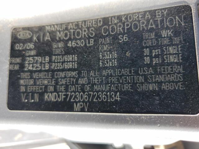 Photo 12 VIN: KNDJF723067236134 - KIA NEW SPORTA 